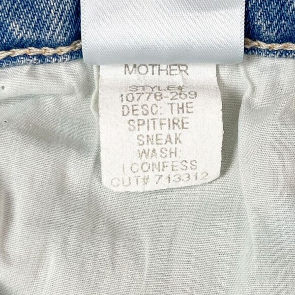 Mother Superior The Spitfire Sneak Wide Leg Baggy Jeans 33 NWT - Picture 8 of 16